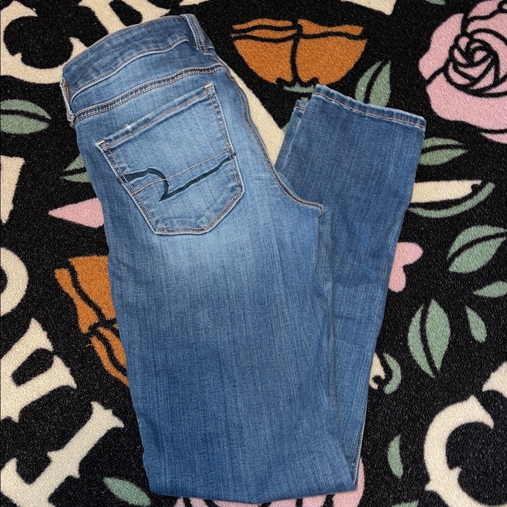 American Eagle Super Stretch Size 4 Women's Blue Jeans